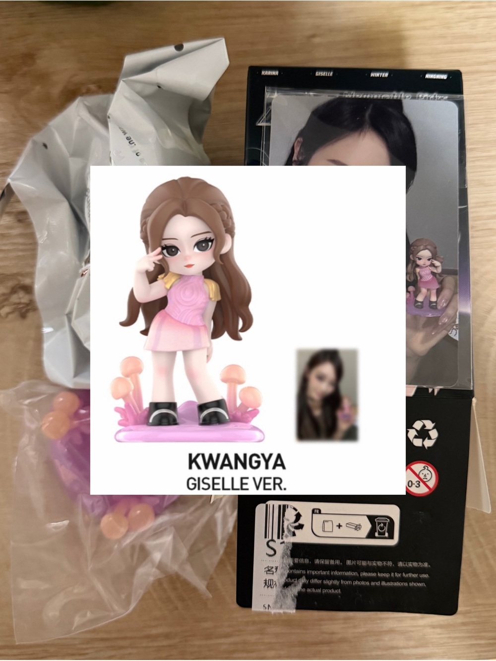 Pop Mart Aespa Kpop Kwangya Giselle SECRET Blind Box Figurine